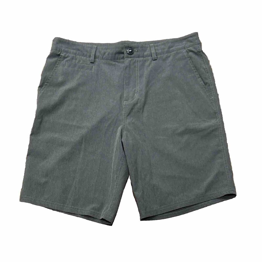 Alp-n-Rock Shorts Womens 2 Hybrid Hiking Gray 32” Waist Bermuda Modest 9” Inseam